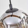Ripoll Lampadario a sospensione, Lampada a sfera, Lampada a sospensione Écru, Nero, 5-Luci