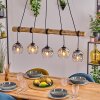 Ripoll Lampadario a sospensione, Lampada a sfera, Lampada a sospensione Écru, Nero, 5-Luci