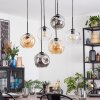 Ripoll Lampadario a sospensione, Lampada a sfera, Lampada a sospensione Ambrato, Chiaro, Grigio fumo, 6-Luci