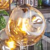 Ripoll Lampadario a sospensione, Lampada a sfera, Lampada a sospensione Ambrato, Chiaro, Grigio fumo, 6-Luci