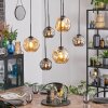 Ripoll Lampadario a sospensione, Lampada a sfera, Lampada a sospensione Ambrato, Grigio fumo, 6-Luci