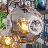 Ripoll Lampadario a sospensione, Lampada a sfera, Lampada a sospensione Ambrato, Grigio fumo, 6-Luci