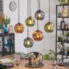 Ripoll Lampadario a sospensione, Lampada a sfera, Lampada a sospensione Blu, Verde, Ramato, 6-Luci