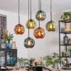 Ripoll Lampadario a sospensione, Lampada a sfera, Lampada a sospensione Blu, Verde, Ramato, 6-Luci