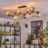 Koyoto Plafoniera, Lampada a sfera Oro, Nero, 10-Luci