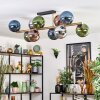 Gastor Plafoniera, Lampada a sfera Oro, Nero, 10-Luci
