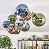Gastor Plafoniera, Lampada a sfera Oro, Nero, 10-Luci