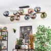 Gastor Plafoniera, Lampada a sfera Oro, Nero, 10-Luci