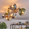 Gastor Plafoniera, Lampada a sfera Oro, Nero, 10-Luci