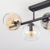 Koyoto Plafoniera, Lampada a sfera Nero, 5-Luci