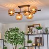 Koyoto Plafoniera, Lampada a sfera Nero, 5-Luci