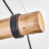 Koyoto Lampadario a sospensione, Lampada a sfera, Lampada a sospensione Écru, Nero, 4-Luci