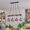 Koyoto Lampadario a sospensione, Lampada a sfera, Lampada a sospensione Écru, Nero, 4-Luci