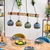 Koyoto Lampadario a sospensione, Lampada a sfera, Lampada a sospensione Écru, Nero, 4-Luci