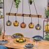 Ripoll Lampadario a sospensione, Lampada a sfera, Lampada a sospensione Écru, Nero, 5-Luci