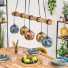 Ripoll Lampadario a sospensione, Lampada a sfera, Lampada a sospensione Écru, Nero, 5-Luci