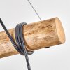 Koyoto Lampadario a sospensione, Lampada a sfera, Lampada a sospensione Écru, Nero, 5-Luci