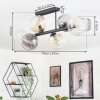 Koyoto Plafoniera, Lampada a sfera Ambrato, Chiaro, Grigio fumo, 6-Luci Koyoto Plafoniera, Lampada a sfera Ambrato, Chiaro, Grigio fumo, 6-Luci