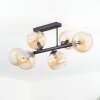Koyoto Plafoniera, Lampada a sfera Ambrato, 6-Luci