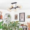 Koyoto Plafoniera, Lampada a sfera Ambrato, Chiaro, 6-Luci