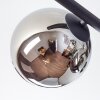 Koyoto Plafoniera, Lampada a sfera Cromo, Grigio fumo, 5-Luci