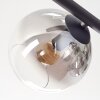 Koyoto Plafoniera, Lampada a sfera Chiaro, Grigio fumo, 5-Luci