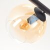 Koyoto Plafoniera, Lampada a sfera Ambrato, Chiaro, 5-Luci
