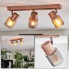 Nelar Plafoniera, Faretto da soffitto Bronzo, Cromo, 3-Luci
