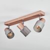 Nelar Plafoniera, Faretto da soffitto Bronzo, Cromo, 3-Luci