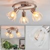 Saire Plafoniera, Faretto da soffitto Cromo, Nichel opaco, 3-Luci
