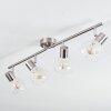 Saire Plafoniera, Faretto da soffitto Cromo, Nichel opaco, 4-Luci