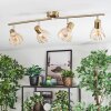 Saire Plafoniera, Faretto da soffitto Cromo, Ottone, 4-Luci