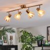 Saire Plafoniera, Faretto da soffitto Cromo, Ottone, 4-Luci