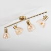 Saire Plafoniera, Faretto da soffitto Cromo, Ottone, 4-Luci