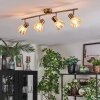 Saire Plafoniera, Faretto da soffitto Cromo, Ottone, 4-Luci