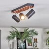 Orlan Plafoniera, Faretto da soffitto Cromo, Écru, Nero, 3-Luci