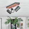 Orlan Plafoniera, Faretto da soffitto Cromo, Écru, Nero, 3-Luci