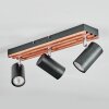Orlan Plafoniera, Faretto da soffitto Cromo, Écru, Nero, 3-Luci