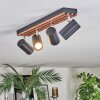 Orlan Plafoniera, Faretto da soffitto Cromo, Écru, Nero, 4-Luci