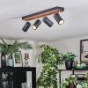 Orlan Plafoniera, Faretto da soffitto Cromo, Écru, Nero, 4-Luci