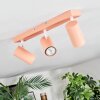 Javel Plafoniera, Faretto da soffitto Fucsia, Bianco, 3-Luci