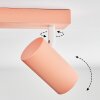 Javel Plafoniera, Faretto da soffitto Fucsia, Bianco, 3-Luci