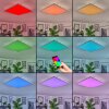 Orain Plafoniera, Panel LED Bianco, 1-Luce, Cambia colore