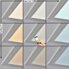 Orain Plafoniera, Panel LED Bianco, 1-Luce, Cambia colore