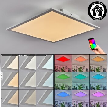 Orain Plafoniera, Panel LED Bianco, 1-Luce, Cambia colore Orain Plafoniera, Panel LED Bianco, 1-Luce, Cambia colore