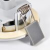 Paron Plafoniera da incasso, Faretto da soffitto, Lampada da incasso LED Cromo, 3-Luci, Telecomando