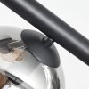 Koyoto Plafoniera, Lampada a sfera Ambrato, Chiaro, Grigio fumo, 8-Luci