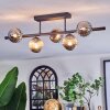 Chehalis Plafoniera, Lampada a sfera Nero, 5-Luci