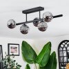 Chehalis Plafoniera, Lampada a sfera Nero, 5-Luci