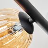 Chehalis Plafoniera, Lampada a sfera Nero, 5-Luci